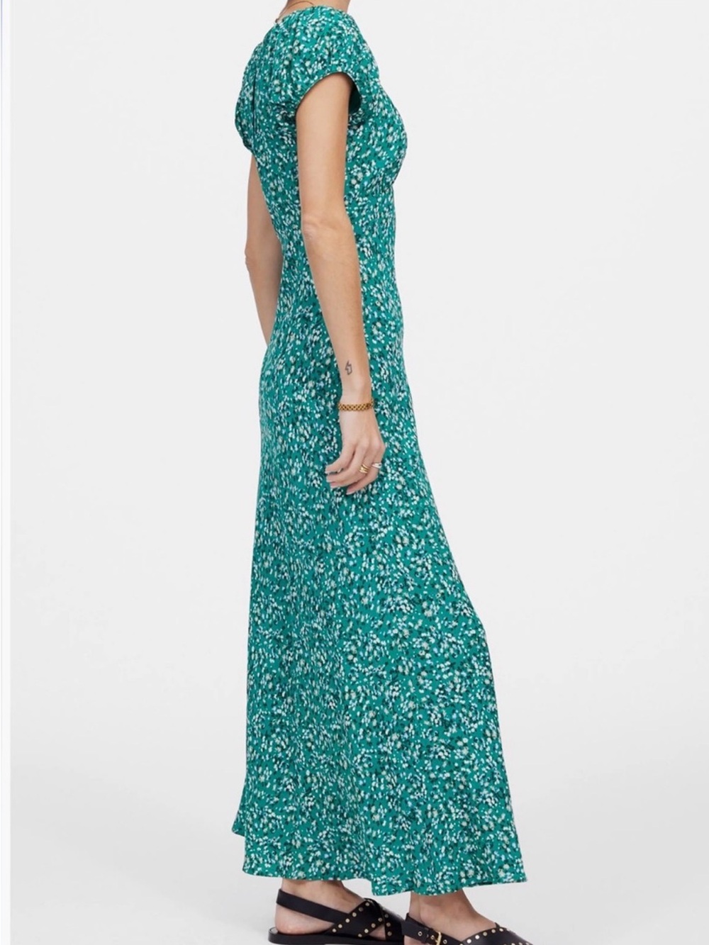 Ruched floral maxi dress from Madewell